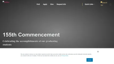 Screenshot preview of gallaudet.edu