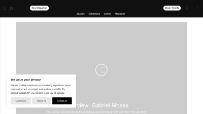 Screenshot of Factmag.com