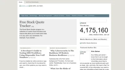 Screenshot of Infolific.com