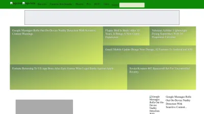 Screenshot of Ubergizmo.com