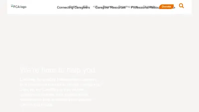 Screenshot of Caregiver.org