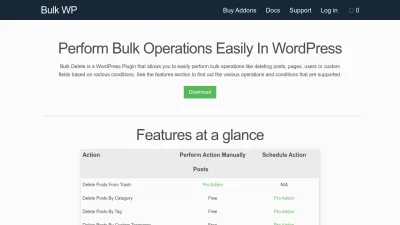 Screenshot preview of bulkwp.com