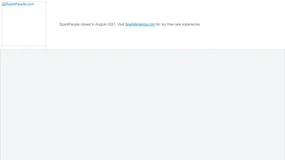Screenshot of Sparkpeople.com