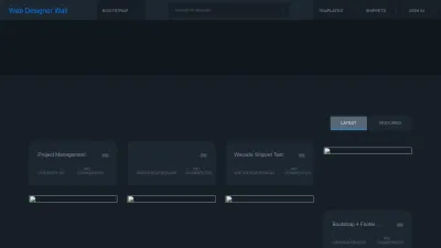 Screenshot of Webdesignerwall.com