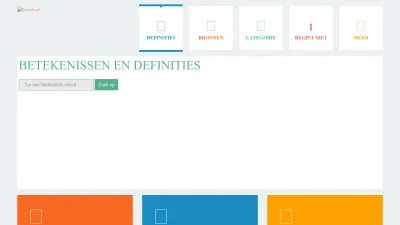 Screenshot preview of encyclo.nl