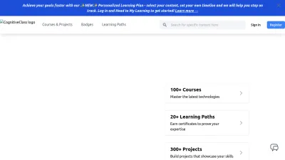 Screenshot of Cognitiveclass.ai