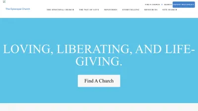 Screenshot preview of episcopalchurch.org