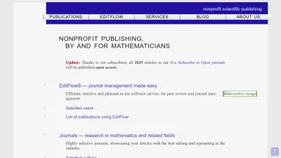 Screenshot of Msp.org