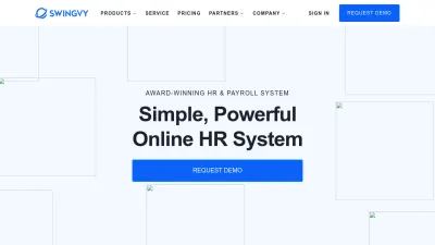 Screenshot of Swingvy.com