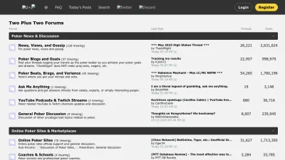 Screenshot of Forumserver.twoplustwo.com