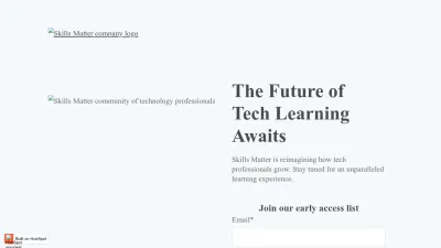 Screenshot of Skillsmatter.com