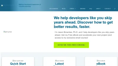 Screenshot of Machinelearningmastery.com