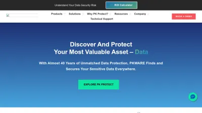 Screenshot preview of pkware.com