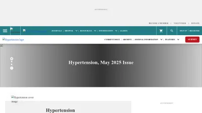 Screenshot of Hyper.ahajournals.org