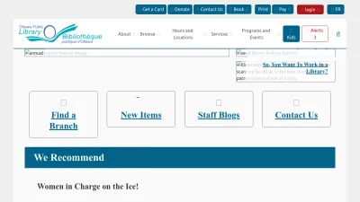 Screenshot of Biblioottawalibrary.ca