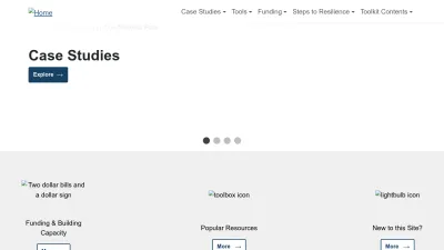 Screenshot of Toolkit.climate.gov