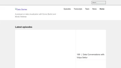 Screenshot of Datastori.es
