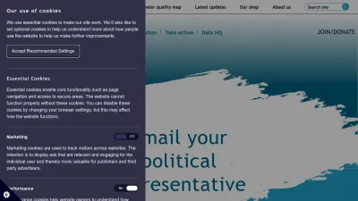 Screenshot of Sas.org.uk