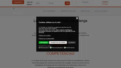 Screenshot of Locongres.org