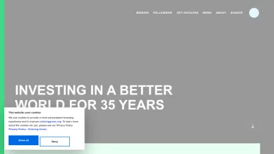 Screenshot of Echoinggreen.org
