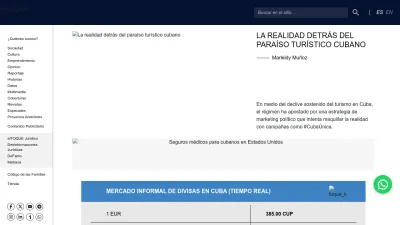 Screenshot of Eltoque.com