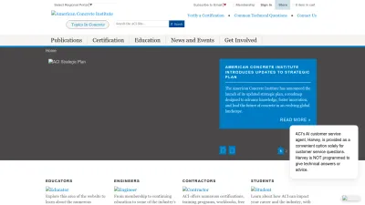 Screenshot preview of concrete.org