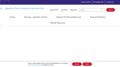 Screenshot of Apta.com