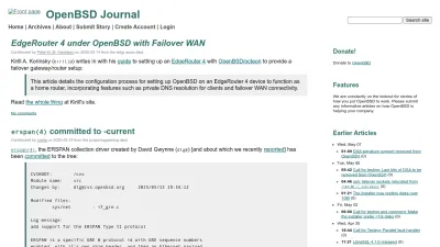 Screenshot of Undeadly.org