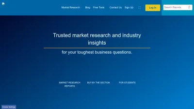 Screenshot of Marketresearch.com
