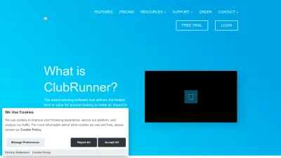 Screenshot of Clubrunner.ca