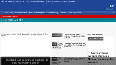 Screenshot of Wistv.com