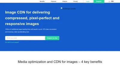 Screenshot of Cloudimage.io