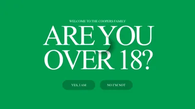 Screenshot of Coopers.com.au