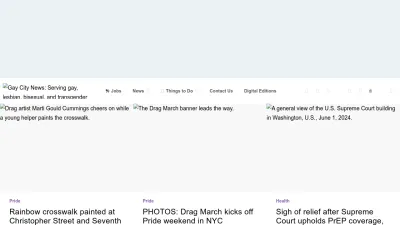 Screenshot preview of gaycitynews.com