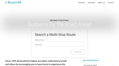 Screenshot of Bootsnall.com