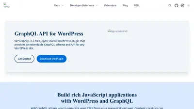 Screenshot of Wpgraphql.com