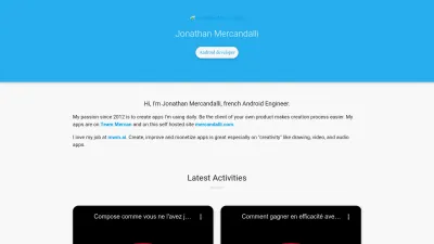 Screenshot preview of mercandalli.com
