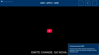 Screenshot of Www1.villanova.edu