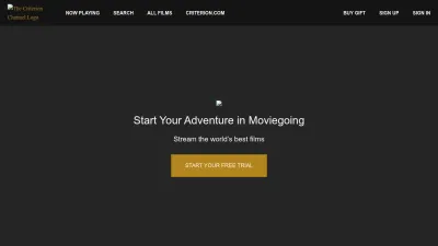 Screenshot of Criterionchannel.com