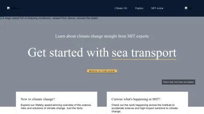 Screenshot of Climate.mit.edu