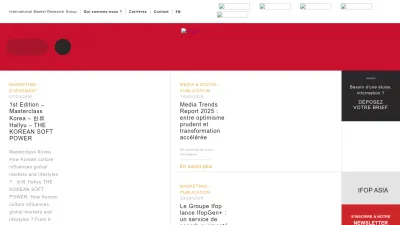 Screenshot of Ifop.com