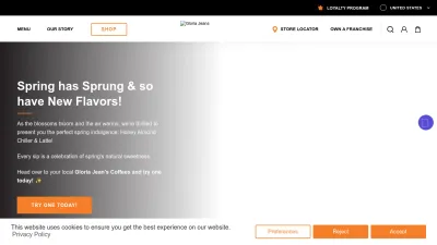 Screenshot of Gloriajeans.com