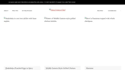 Screenshot of Onceuponachef.com