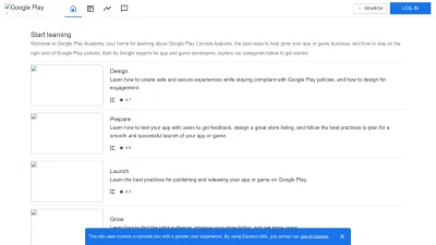Screenshot of Playacademy.exceedlms.com
