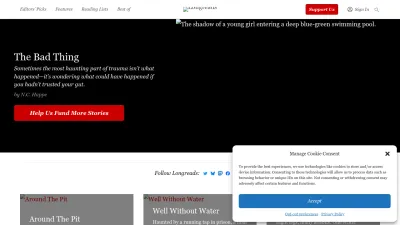 Screenshot of Longreads.com