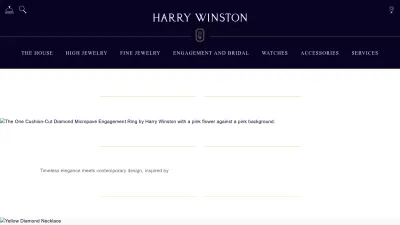 Screenshot of Harrywinston.com