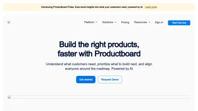 Screenshot of Productboard.com