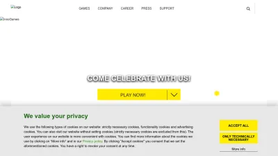 Screenshot preview of innogames.com