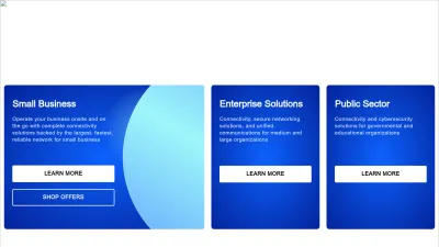 Screenshot of Business.comcast.com