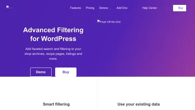 Screenshot of Facetwp.com